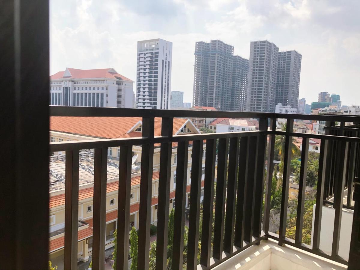 อพาร์ตเมนต์ 2 ห้องนอน 2 ห้องน้ำส่วนตัว ขนาด 60 ตร.ม. – จอมกมล Apartment พนมเปญ ภายนอก รูปภาพ