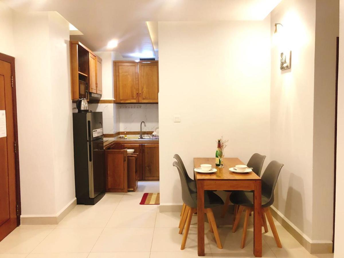 อพาร์ตเมนต์ 2 ห้องนอน 2 ห้องน้ำส่วนตัว ขนาด 60 ตร.ม. – จอมกมล Apartment พนมเปญ ภายนอก รูปภาพ
